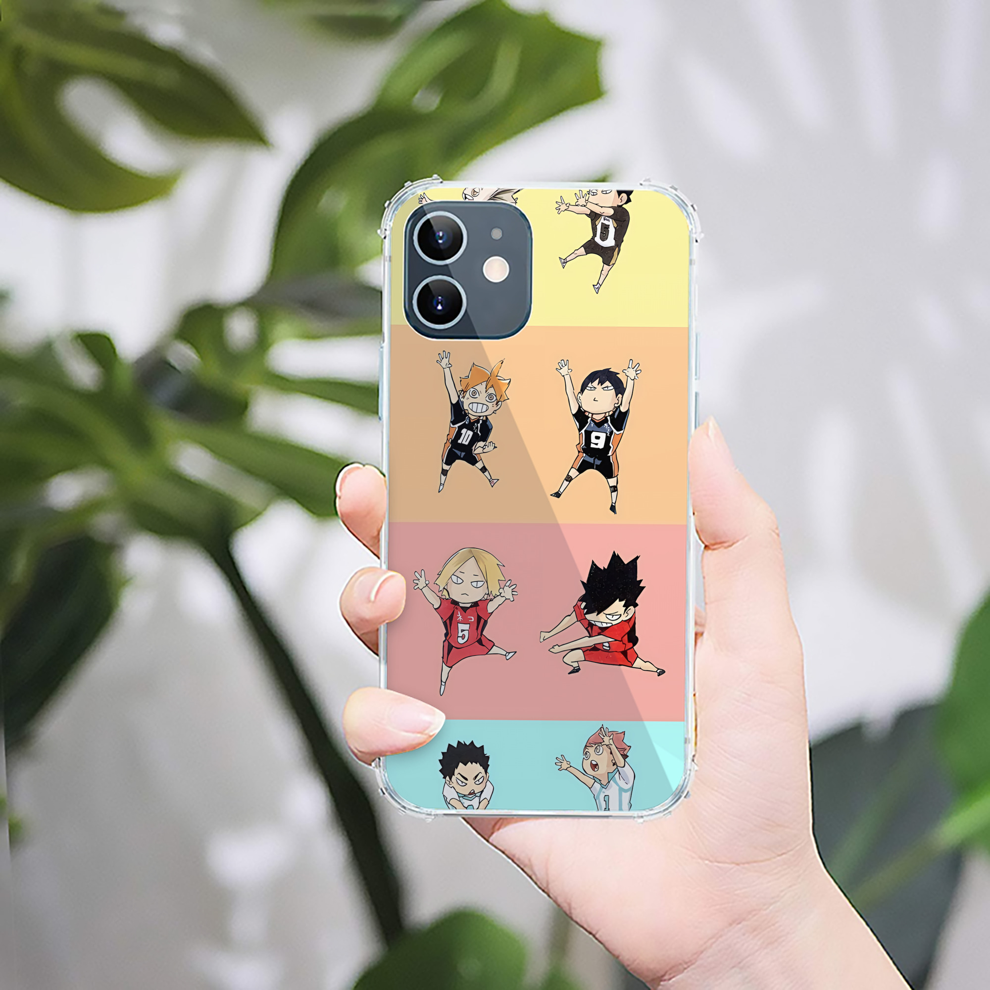 （画像用） ハイキュー!! Haikyu!! 【iPhone 12シリーズ対応】透明スマホケース（クリアソフトケース）